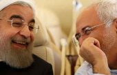 روحانی و ظریف خنده روحانی عملکرد دولت سیاست خارجی دولت اقتصاد دولت